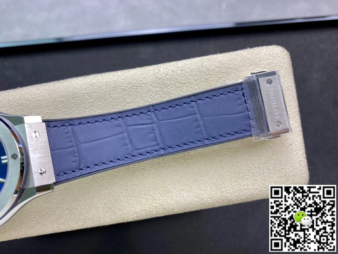 Hublot Classic Fusion 542.NX.7170.LR 42MM WWF Factory 1:1 Best Edition Replica Watch Blue Leather Strap